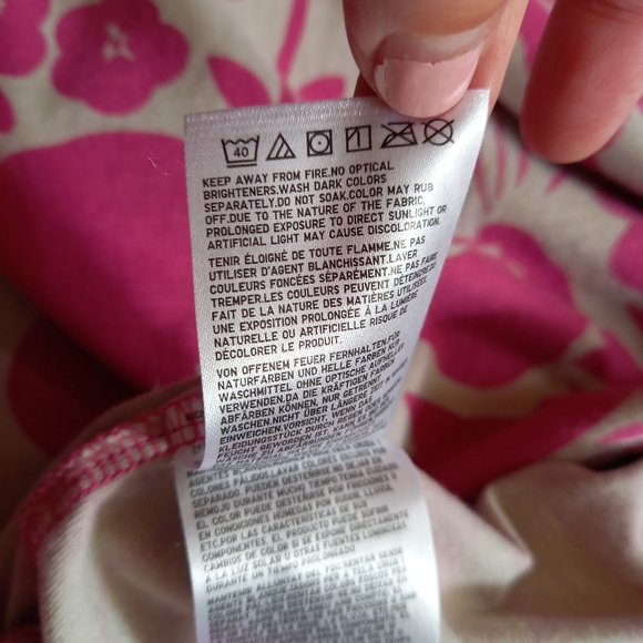 Marimekko x Uniqlo pink flower top Large - Picture 5 of 5